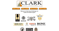 Desktop Screenshot of clarkliquor.com