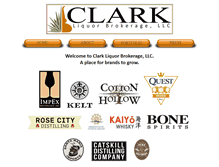 Tablet Screenshot of clarkliquor.com